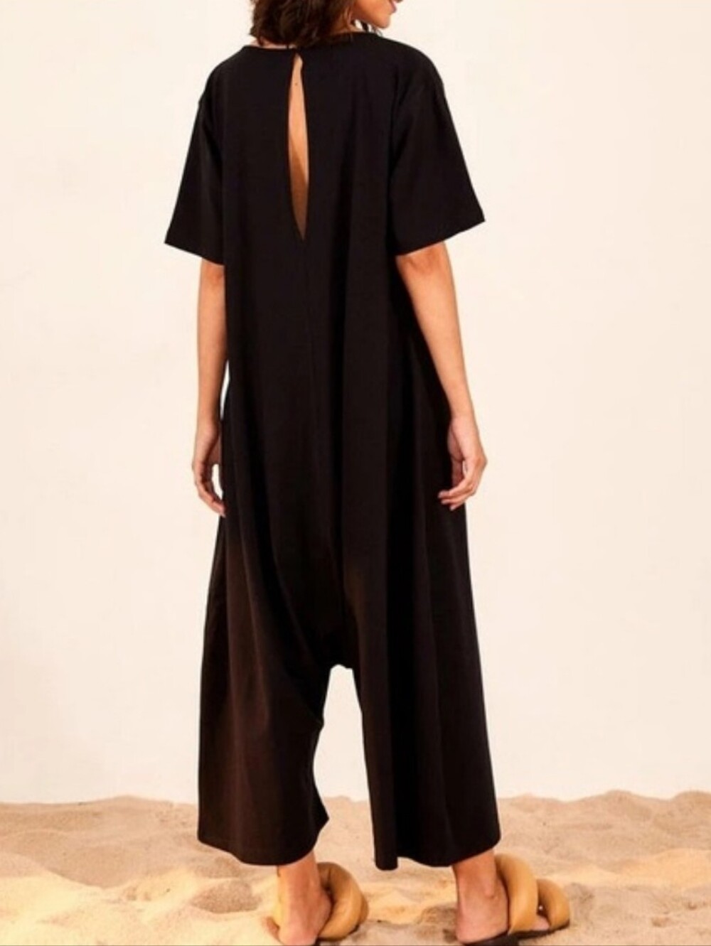 FARM Rio Black Graphic Jumpsuit with Green & Yellow Accents - Picture 15 of 16